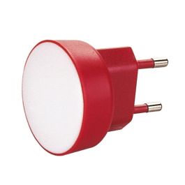 Punto Luce Notturno Spina 10A Rosso Polypool Punto Luce Notturno Spina 10A Rosso Polypool